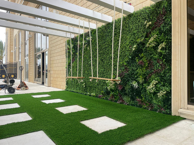 צמחיה מלאכותית קיר ירוק דיקור ירוק decoryarok