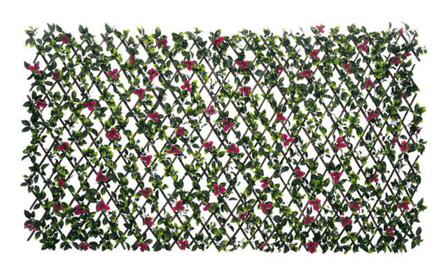 עלי גרדניה + פרחים אדומים - DecorYarok