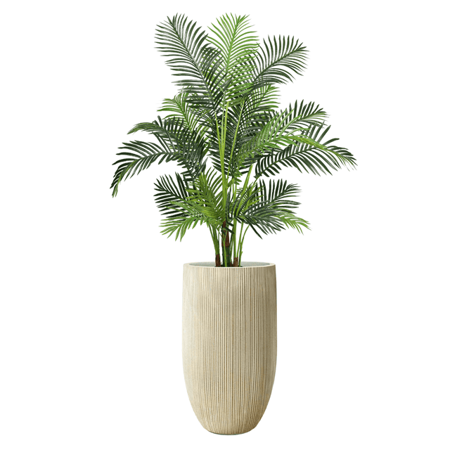 דקל הוואי מלאכותי 1.5 מטר כולל כד סנטוריני גבוה במגוון צבעים