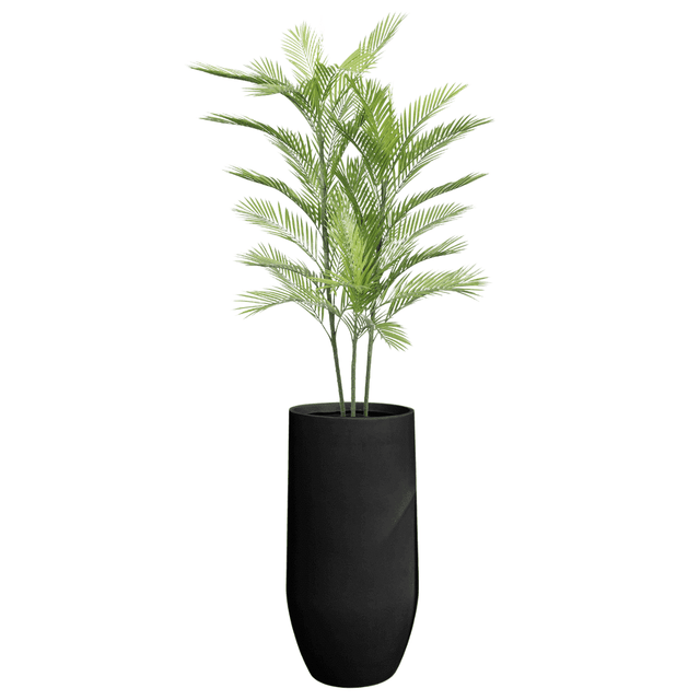עציץ דקל אריקה מלאכותי 1.5 מטר UV כולל כד אתונה