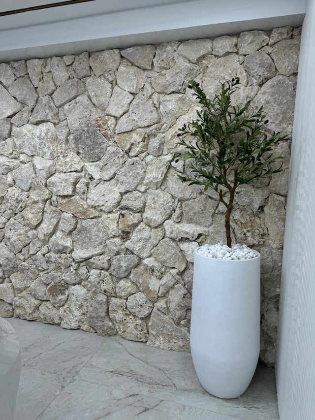 עץ זית מלאכותי 1.7 מטר כולל כד אתונה במגוון צבעים