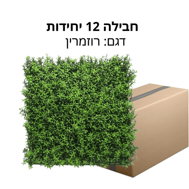 מבצע אביב ירוק | חבילה 12 יחידות | צמחיה רוזמרין, טרופית או שזיף ירוק - DecorYarok