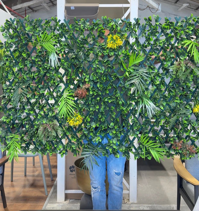 גדר ערבה מלאכותי PVC צבעוני דגם ™GIARDURA - DecorYarok