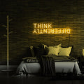 שלט ניאון Think Differently - DecorYarok